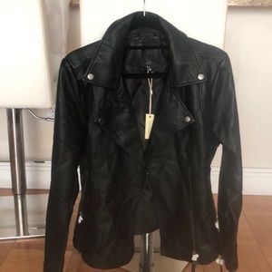 Max Studio Faux Leather Jacket